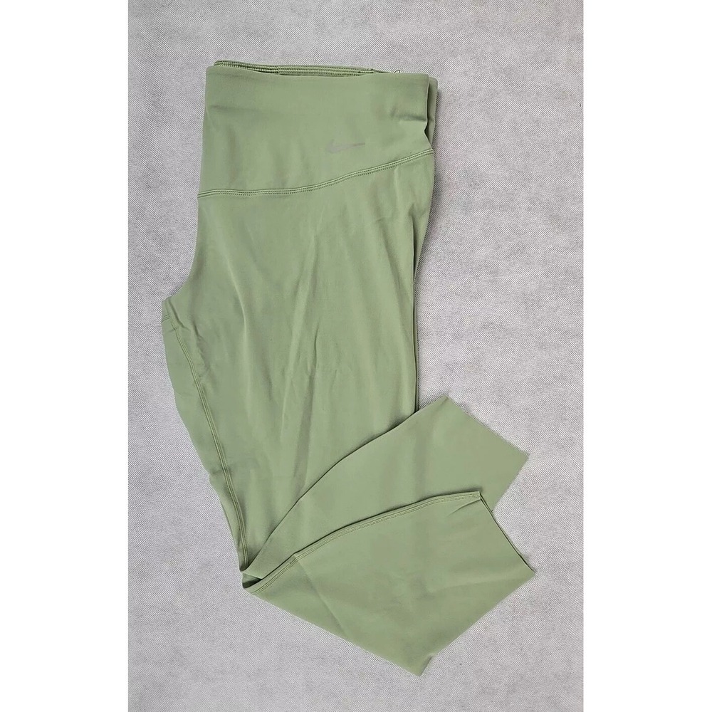 NIKE Legging Pant Womens Size 1X Zenvy High Rise Green Training‎ Activewear NEW